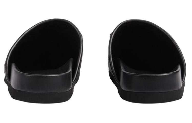 Shop Gucci Zapatillas de Cuero Sin Cordones 'Negro' 746321-AACAX-1000