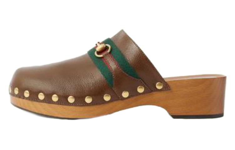 Gucci Leather Slip-On 'Brown Fashion' 699377-0G0P0-2360
