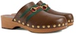 Gucci Kasut Kulit Slip-On 'Fesyen Coklat' 699377-0G0P0-2360