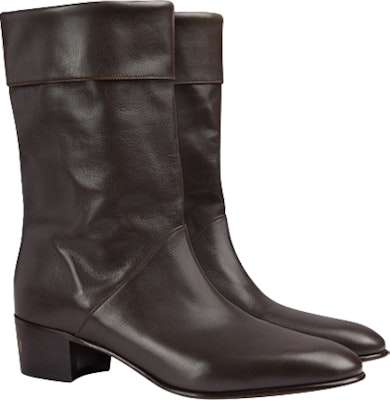 Gucci Leather Slip-On Ankle Boots 'Brown' 759472-AACAI-2140 Lookbook Gucci Leather Slip-On Ankle Boots 'Brown' 759472-AACAI-2140