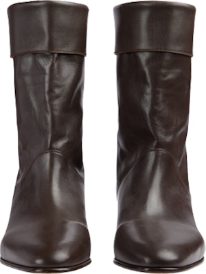 Gucci Leather Slip-On Ankle Boots 'Brown' 759472-AACAI-2140 Shop Gucci Leather Slip-On Ankle Boots 'Brown' 759472-AACAI-2140