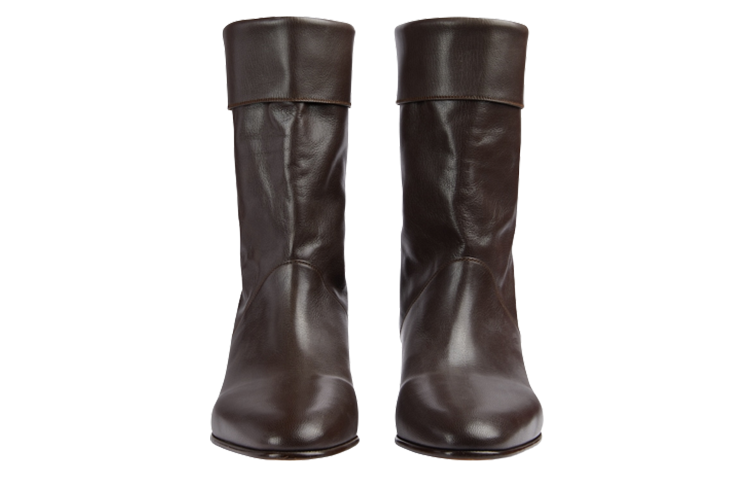 Shop Botines de Cuero sin Cordones Gucci 'Marrón' 759472-AACAI-2140
