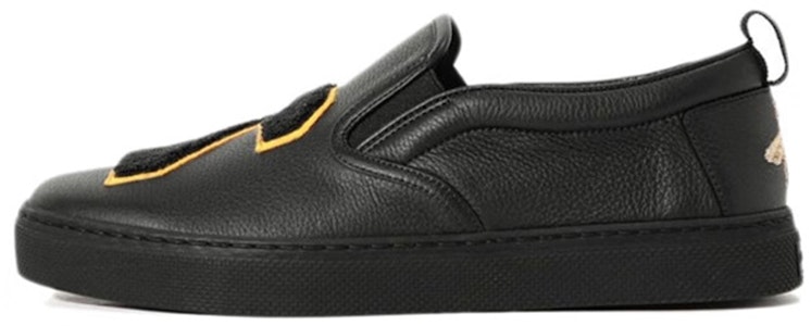 구찌 블랙 가죽 슬립온 스니커즈 449975-BXO60-1070 Buy 구찌 블랙 가죽 슬립온 스니커즈 449975-BXO60-1070