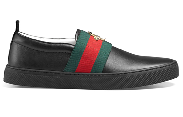 Order Gucci Sepatu Kulit 'Black Fashion' - Sepatu Fashion Kulit Hitam 407356-A3810-1169