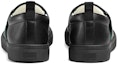 Shop Zapatillas de Cuero Gucci 'Moda Negra' 407356-A3810-1169