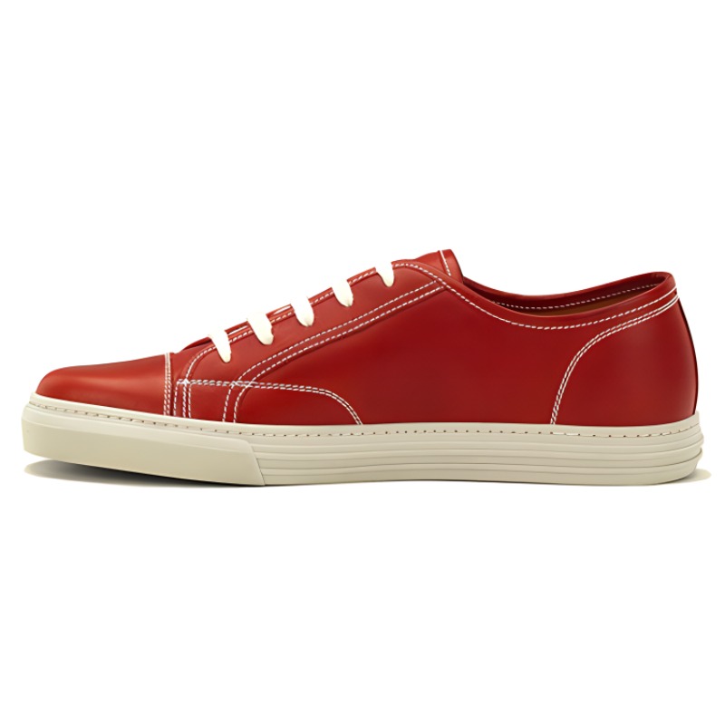 Buy Zapatillas de Cuero Gucci 'Moda Roja' 322726-AUZ00-6420