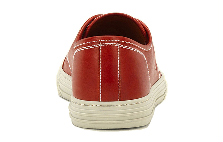 Shop Zapatillas de Cuero Gucci 'Moda Roja' 322726-AUZ00-6420