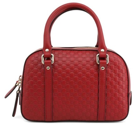 古馳紅色微型Microguccissima皮革手提包 Order 古馳紅色微型Microguccissima皮革手提包