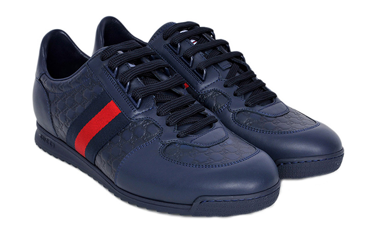 Order Baskets Gucci en cuir avec bande ''Bleue'' 233334-A9LA0-4066