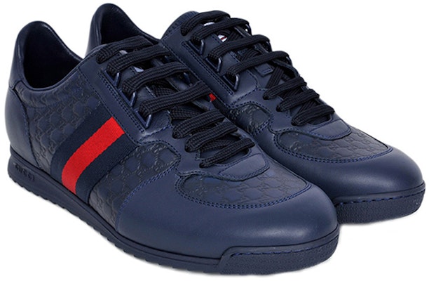 Zapatillas Gucci de Cuero con Banda 'Azul' 233334-A9LA0-4066 Order Zapatillas Gucci de Cuero con Banda 'Azul' 233334-A9LA0-4066