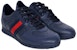 Sneaker Kulit Gucci 'Biru' dengan Web 233334-A9LA0-4066