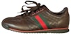 Sneaker Gucci Kulit Web 'Coklat' 233334-A9LA0-2051