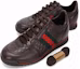 Lookbook Sneaker Gucci Kulit Web 'Coklat' 233334-A9LA0-2051