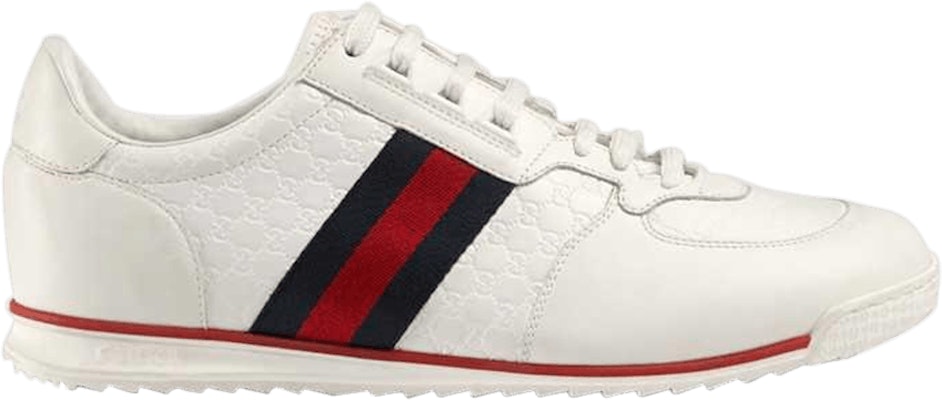 Buy Gucci Leather Web Sneaker White 233334 A9LA0 9051 Novelship