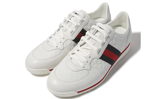 Order Gucci Leder Web Sneaker ''Weiß'' 233334-A9LA0-9051