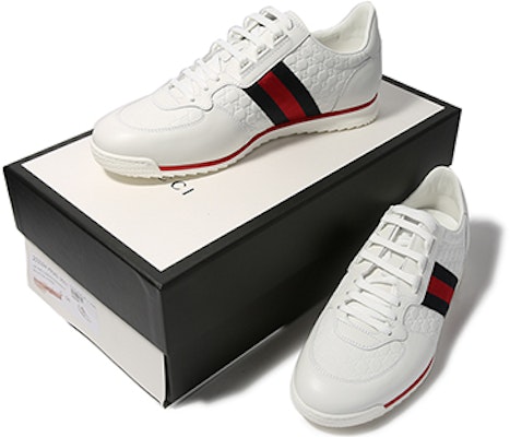 Gucci Leder Web Sneaker ''Weiß'' 233334-A9LA0-9051 Shop Gucci Leder Web Sneaker ''Weiß'' 233334-A9LA0-9051