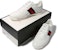 Sneaker Kulit Gucci Web 'Putih' 233334-A9LA0-9051