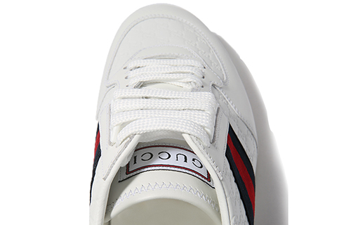 Sizing Gucci Leder Web Sneaker ''Weiß'' 233334-A9LA0-9051