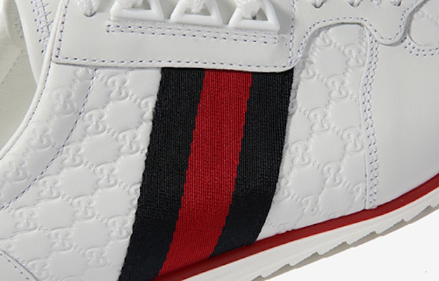 Gucci Leder Web Sneaker ''Weiß'' 233334-A9LA0-9051 Cheap Gucci Leder Web Sneaker ''Weiß'' 233334-A9LA0-9051