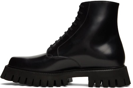 古驰黑色皮革粗跟拉链靴 699584-17X00-1000 Buy 古驰黑色皮革粗跟拉链靴 699584-17X00-1000