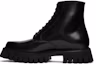 Buy Gucci Leather Zip-up Chunky Heel Boots 'Black' 699584-17X00-1000