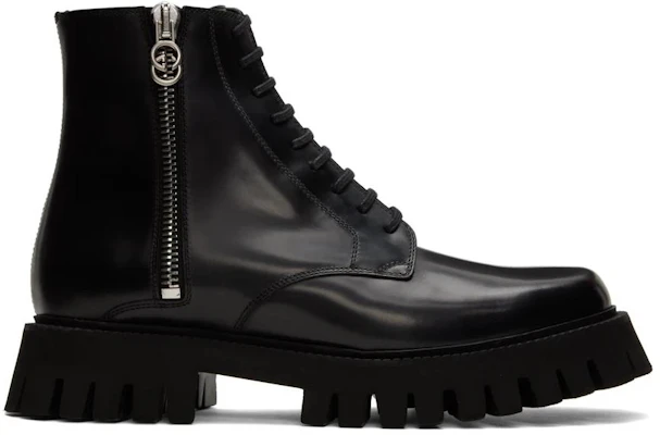 Gucci Leather Zip-up Chunky Heel Boots 'Black' 699584-17X00-1000 Order Gucci Leather Zip-up Chunky Heel Boots 'Black' 699584-17X00-1000