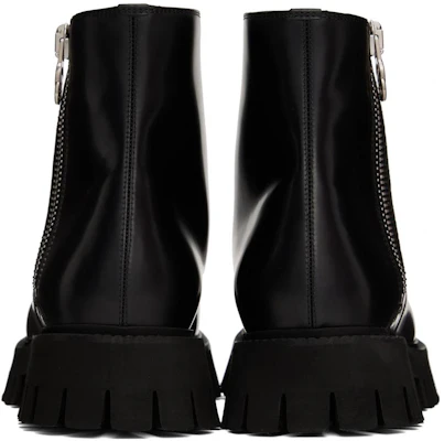 Gucci Leather Zip-up Chunky Heel Boots 'Black' 699584-17X00-1000 Purchase Gucci Leather Zip-up Chunky Heel Boots 'Black' 699584-17X00-1000