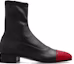 Order Gucci Leather Zip 'Fashion Ankle Boot Black Red' 725805-LAABO-6477
