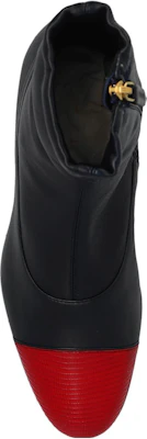 Gucci Leather Zip 'Fashion Ankle Boot Black Red' 725805-LAABO-6477 Shop Gucci Leather Zip 'Fashion Ankle Boot Black Red' 725805-LAABO-6477