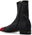 But Hitam Merah Zip Kulit Gucci 'Fashion Ankle Boot' 725805-LAABO-6477