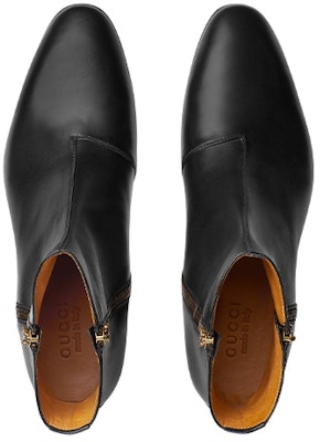 Gucci Leather Zip Boot 'Fashion Short Black' 699324-0F300-1000 Lookbook Gucci Leather Zip Boot 'Fashion Short Black' 699324-0F300-1000