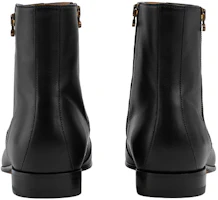Purchase Gucci Leder Reißverschlussstiefel ''Mode Kurz Schwarz'' 699324-0F300-1000
