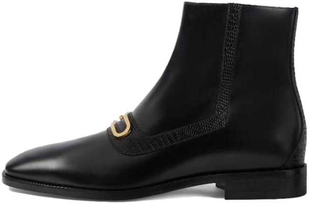 Gucci Leather Zip Round-Toe Boots 'Black' 750305-AACBM-1000 Buy Gucci Leather Zip Round-Toe Boots 'Black' 750305-AACBM-1000