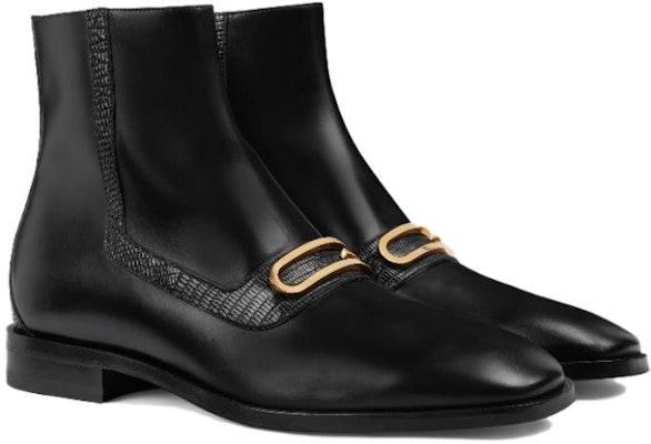Gucci Leather Zip Round-Toe Boots 'Black' 750305-AACBM-1000 Order Gucci Leather Zip Round-Toe Boots 'Black' 750305-AACBM-1000
