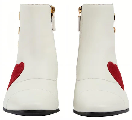 Gucci Leather Zip Short Boots 'White' 717026-AAA4W-9151 Order Gucci Leather Zip Short Boots 'White' 717026-AAA4W-9151
