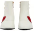 Order Gucci Leather Zip Short Boots 'White' 717026-AAA4W-9151