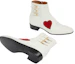 Shop Gucci Leather Zip Short Boots 'White' 717026-AAA4W-9151