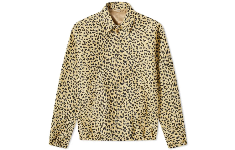 Gucci Leopard Print Harrington Jacket Yellow 630483-ZAEAL-2068