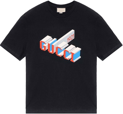 Gucci Letter & Numbers Crewneck T-Shirt Black for Men 771758-XJF69-1152 Buy Gucci Letter & Numbers Crewneck T-Shirt Black for Men 771758-XJF69-1152