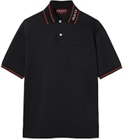 Gucci Lido Black Polo Shirt with Embroidery 784422-XJGJW-1043 Gucci Lido Black Polo Shirt with Embroidery 784422-XJGJW-1043