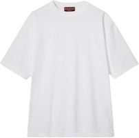 Gucci Lido Collection Solid Crew Neck T-Shirt White 791547-XJGJT-9692 Gucci Lido Collection Solid Crew Neck T-Shirt White 791547-XJGJT-9692