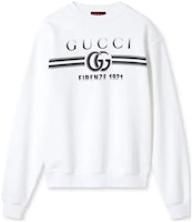Gucci Lido FW24 Logo Print Crewneck Sweatshirt White () 784413-XJGKQ-9082 Gucci Lido FW24 Logo Print Crewneck Sweatshirt White () 784413-XJGKQ-9082