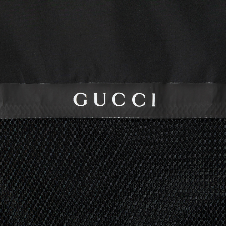 GUCCI Lido Logo Full Zip Hoodie Jacket for Men in Black 784185-ZAQFS-1000 圖 9