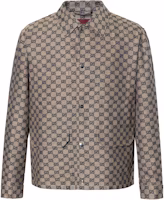 GUCCI Lido Logo Print Single-Breasted Jacket Multicolor Long Sleeve. 784252-ZAM7G-9118 GUCCI Lido Logo Print Single-Breasted Jacket Multicolor Long Sleeve. 784252-ZAM7G-9118