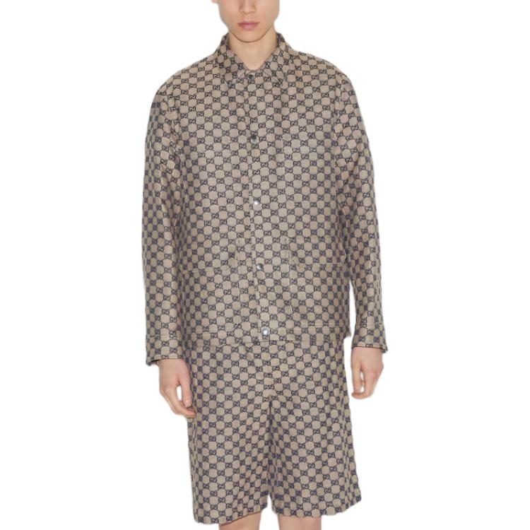 GUCCI Lido Logo Print Single-Breasted Jacket  Multicolor Long Sleeve. 784252-ZAM7G-9118 圖 5