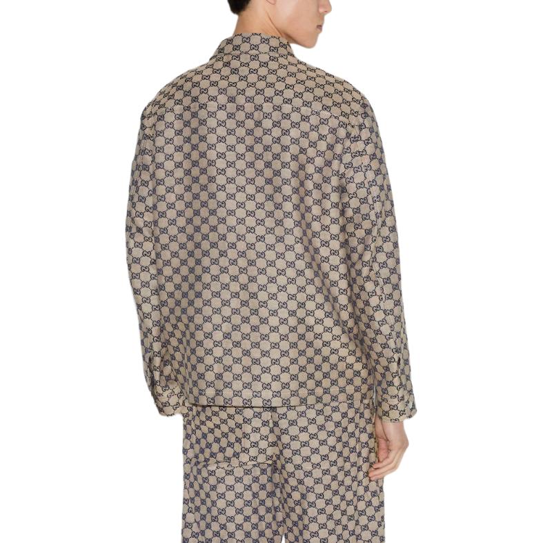 GUCCI Lido Logo Print Single-Breasted Jacket  Multicolor Long Sleeve. 784252-ZAM7G-9118 圖 6