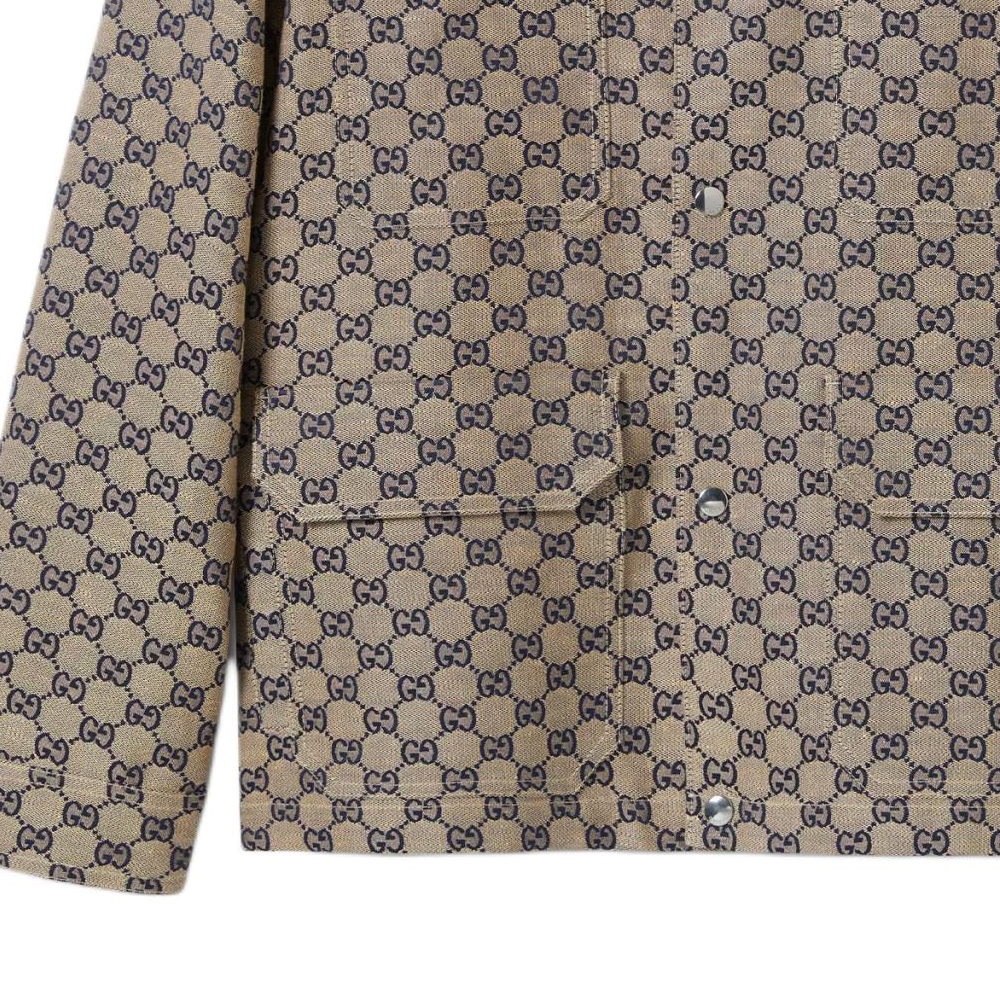 GUCCI Lido Logo Print Single-Breasted Jacket  Multicolor Long Sleeve. 784252-ZAM7G-9118 圖 10