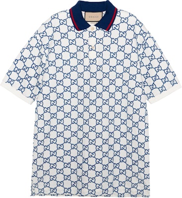 GUCCI Lido SS22 修身 GG 印花 Polo 衫 白色. 598956-XJB0U-9064 Buy GUCCI Lido SS22 修身 GG 印花 Polo 衫 白色. 598956-XJB0U-9064