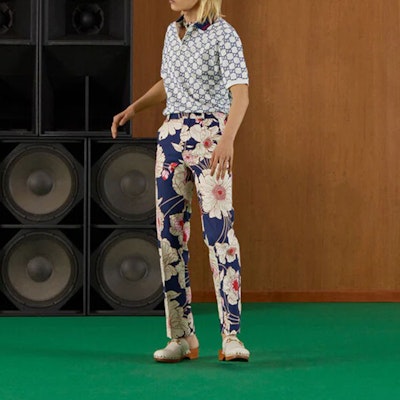 GUCCI Lido SS22 修身 GG 印花 Polo 衫 白色. 598956-XJB0U-9064 Shop GUCCI Lido SS22 修身 GG 印花 Polo 衫 白色. 598956-XJB0U-9064