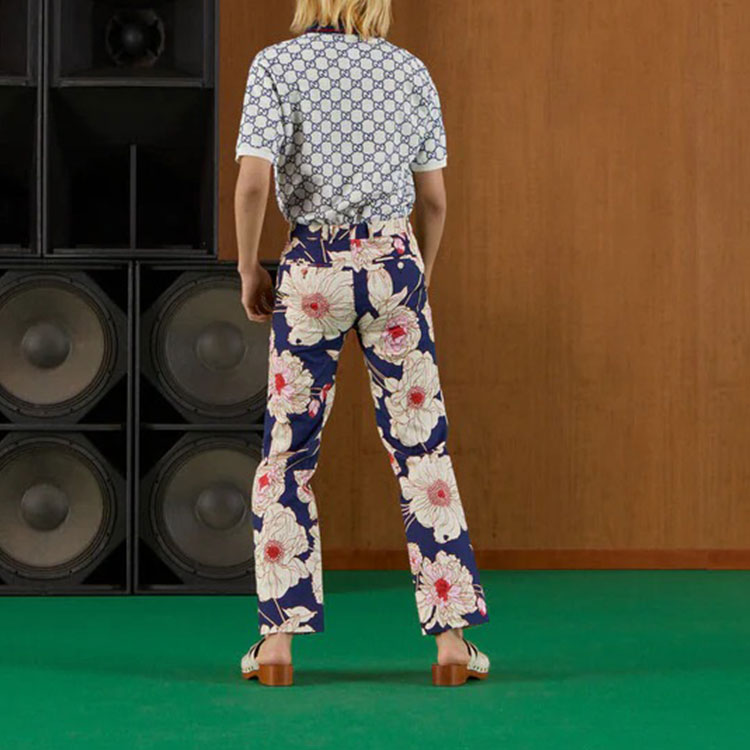 Purchase GUCCI Lido SS22 修身 GG 印花 Polo 衫 白色. 598956-XJB0U-9064